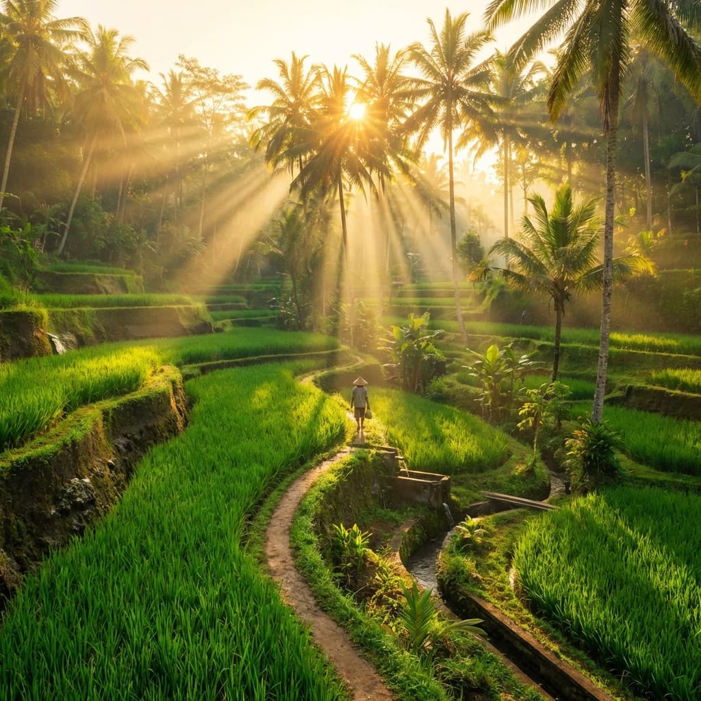 Ubud rice terrace and cultural day trip